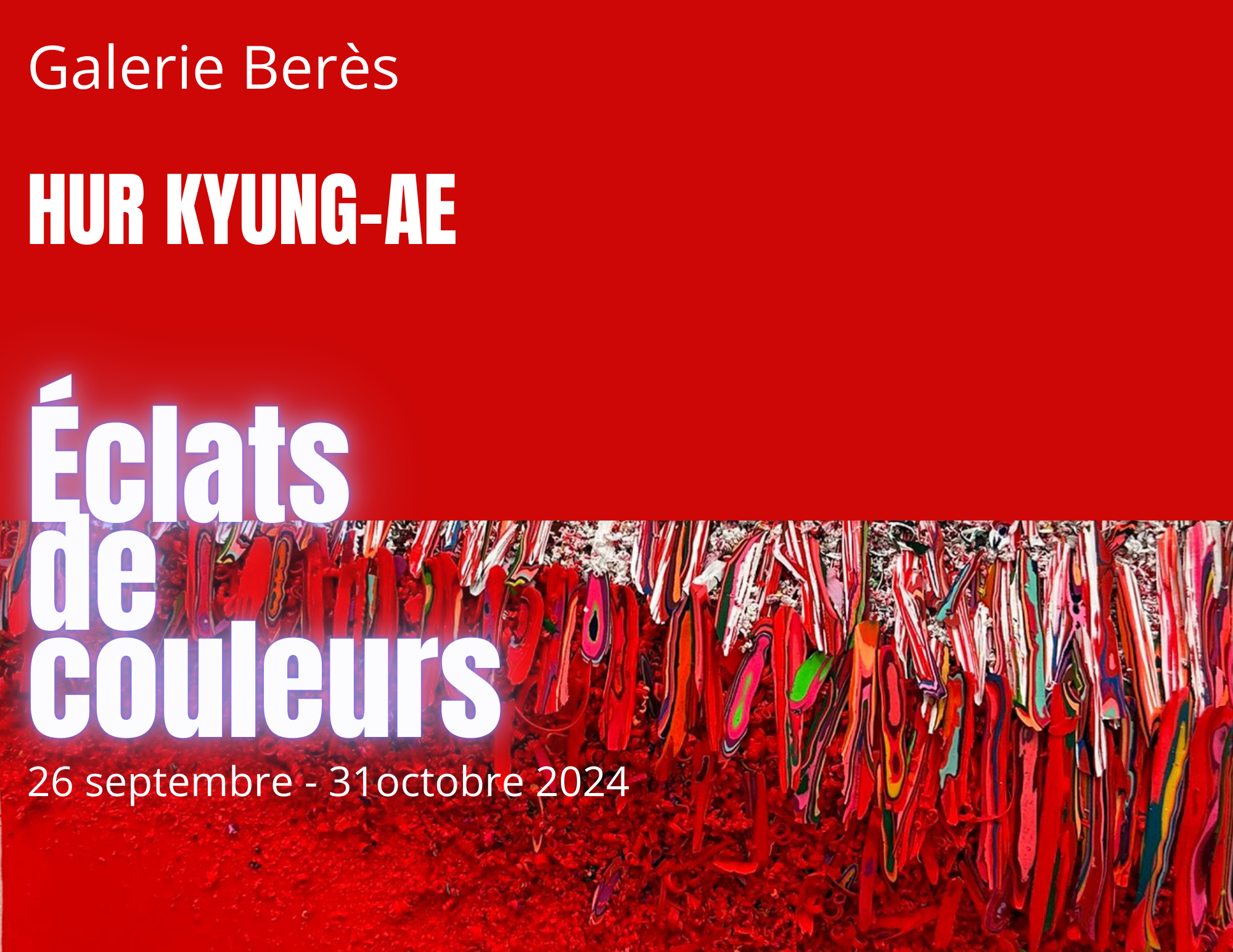 Catalogue Exposition HUR Kyung Ae Galerie Berès 92024